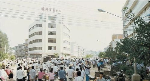 老照片 90年代的东莞,从一个小县城成为 世界工厂